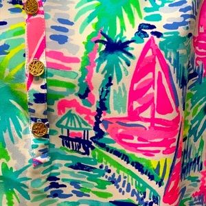 NWT LILLY PULITZER ELSA TOP SALT IN THE AIR XXS,XS